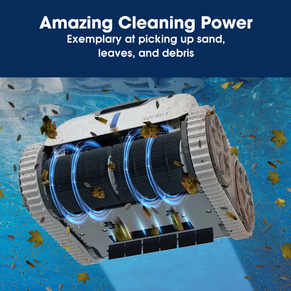 Wybot Osprey 700 Pro Cordless Robotic Pool Cleaner Automatic Wall Climbing Vacuum With Strong Suction Intelligent Path Planning 90 Min Runtime Quick C