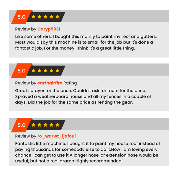 Unimac 740W Electric Airless Paint Sprayer Portable High Pressure Station Gun Paint Sprayers