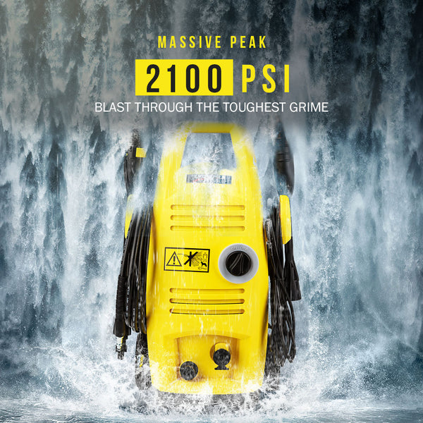 Jet Usa 3200 Psi Electric High Pressure Cleaner Washer Gurney Water Pump Hose Pressure Washers