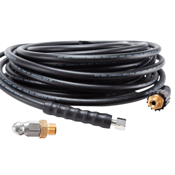 Jet Usa 20M Petrol Pressure Washer Hose Extension With Drain Cleaner Nozzle Accesory Pack Pressure Washer Parts
