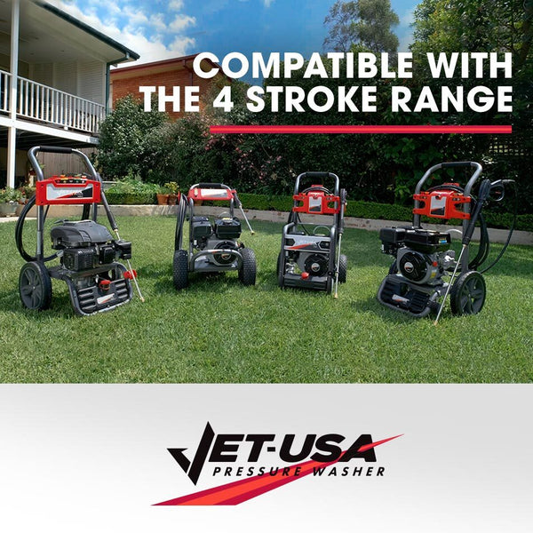 Jet Usa 20M Petrol Pressure Washer Hose Extension With Drain Cleaner Nozzle Accesory Pack Pressure Washer Parts