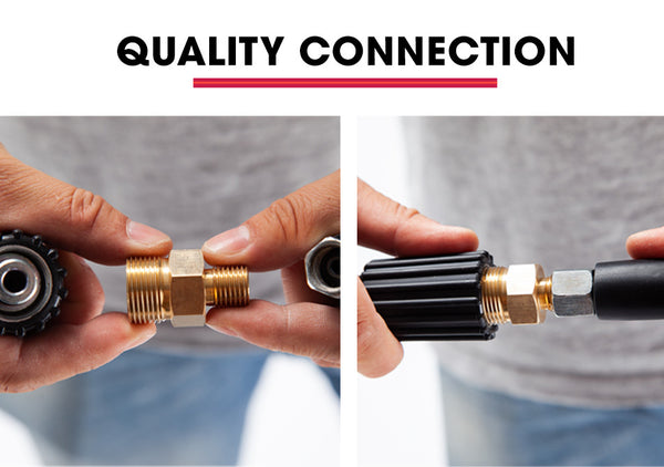 Jet Usa 20M Petrol Pressure Washer Hose Extension With Drain Cleaner Nozzle Accesory Pack Pressure Washer Parts