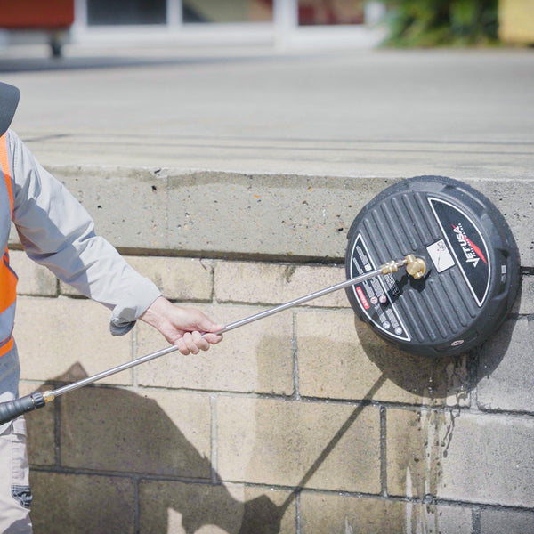 Jet Usa 15" Nylon Pressure Washer Surface Cleaner 1/4" Fitting For Concrete Driveway Patio Floor Pressure Washer Parts