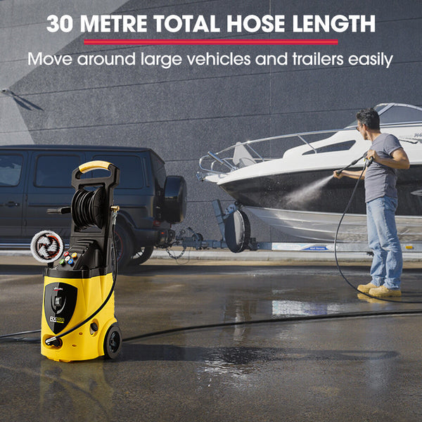 Jet Usa 3800 Psi High Pressure Water Cleaner Washer Electric Pump Hose Gurney Pressure Washers