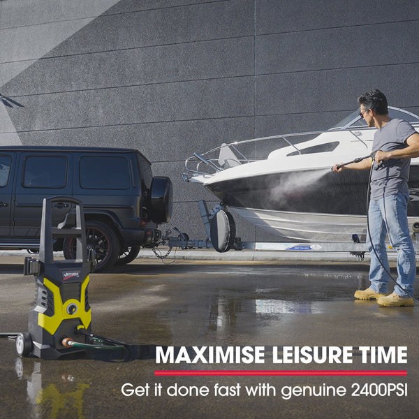 Jet Usa Jet Usa Rx530 Electric High Pressure Washer 2400Psi Nozzles Brush Head Cleaner Detergent Bottle Pressure Washers