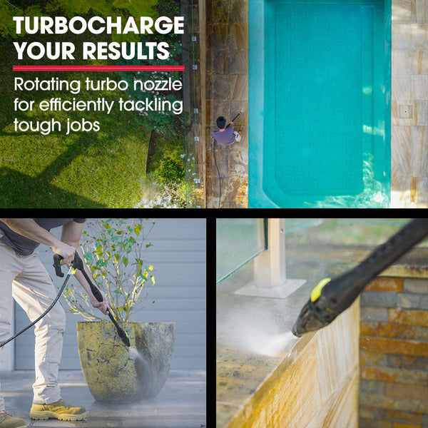 Jet Usa Jet Usa Rw545 Electric High Pressure Washer 3000Psi Water Cooled Motor 2 Nozzles Brush Head Deck Cleaner Detergent Bottle Pressure Washers