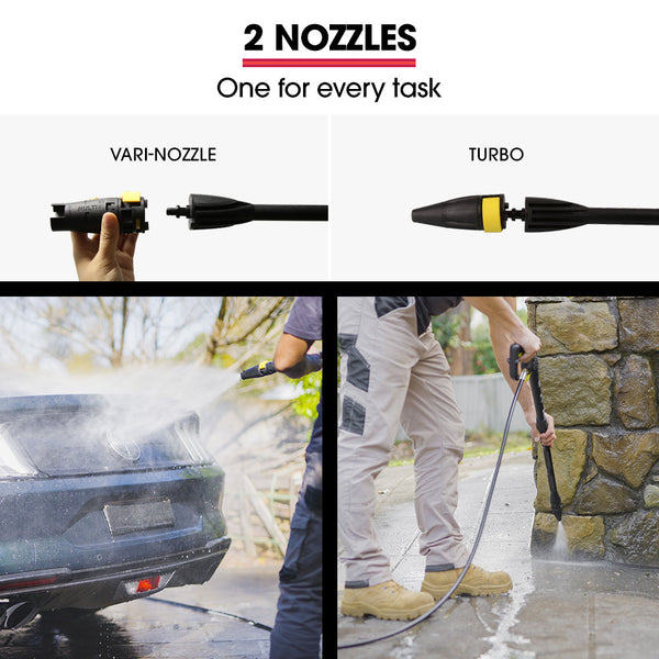 Jet Usa Jet Usa Rw545 Electric High Pressure Washer 3000Psi Water Cooled Motor 2 Nozzles Brush Head Deck Cleaner Detergent Bottle Pressure Washers