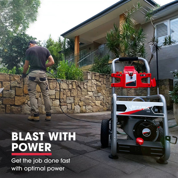 Jet Usa 4800Psi Petrol Powered High Pressure Cleaner Washer Water Pump Pressure Washers