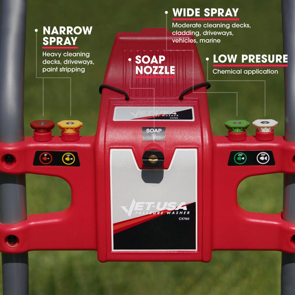 Jet Usa 4800Psi Petrol Powered High Pressure Cleaner Washer Water Pump Pressure Washers