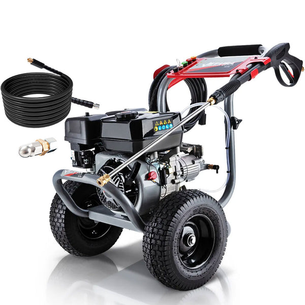 Jet Usa 7Hp 4800Psi Petrol High Pressure Washer Gun Water Cleaner Gurney 4 Stroke Engine 30M Hose Pressure Washers