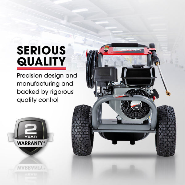 Jet Usa 7Hp 4800Psi Petrol High Pressure Washer 4 Stroke Engine Gun Water Cleaner Gurney 9M Hose Pressure Washers