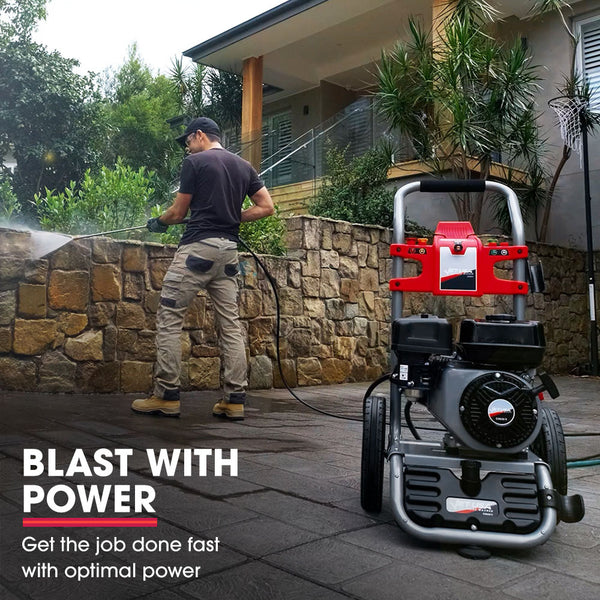 Jet Usa 4800Psi Petrol Powered High Pressure Cleaner Washer Water Hose Pressure Washers