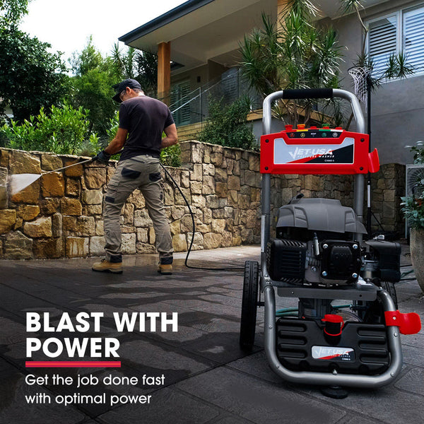 Jet Usa 4800Psi Petrol Powered High Pressure Cleaner Washer Water Hose Pressure Washers