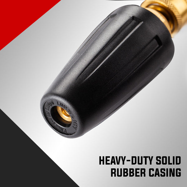 Jet Usa 5000Psi Turbo Head Nozzle High Pressure Washer Water Cleaner 1/4 Bsp Pressure Washer Parts