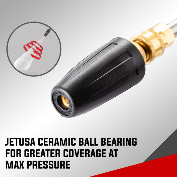 Jet Usa 5000Psi Turbo Head Nozzle High Pressure Washer Water Cleaner 1/4 Bsp Pressure Washer Parts