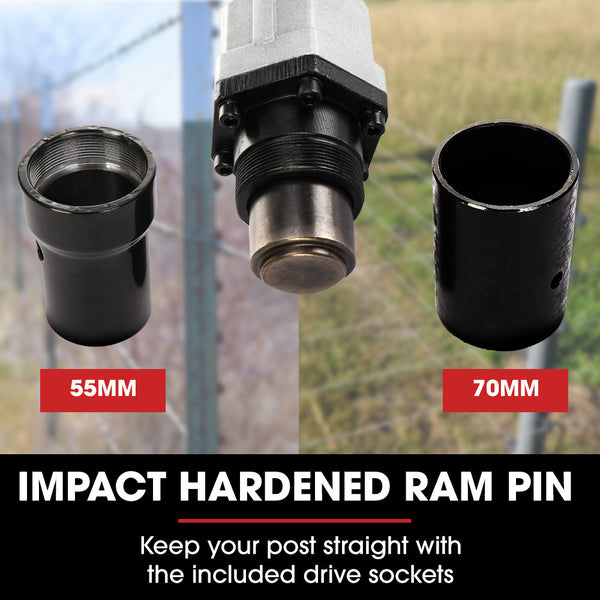 Baumr Ag Baumr Ag 52Cc 2 Stroke Petrol Post Driver With Carry Case & Sockets Post Drivers