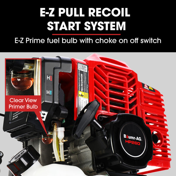 Baumr Ag 52Cc 2 Stroke Petrol Post Driver With Carry Case & Sockets Post Drivers