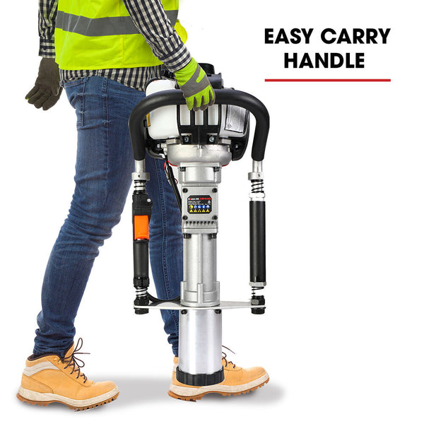 Baumr Ag Baumr Ag 38Cc 4 Stroke 40Cc Petrol Post Driver With Carry Case & Piling Sleeves Post Drivers