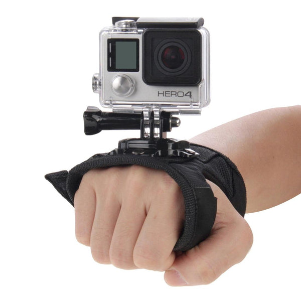 360 Degree Palm Strap Mount For Gopro Hero12 Glove Style Straps & Hand Grips