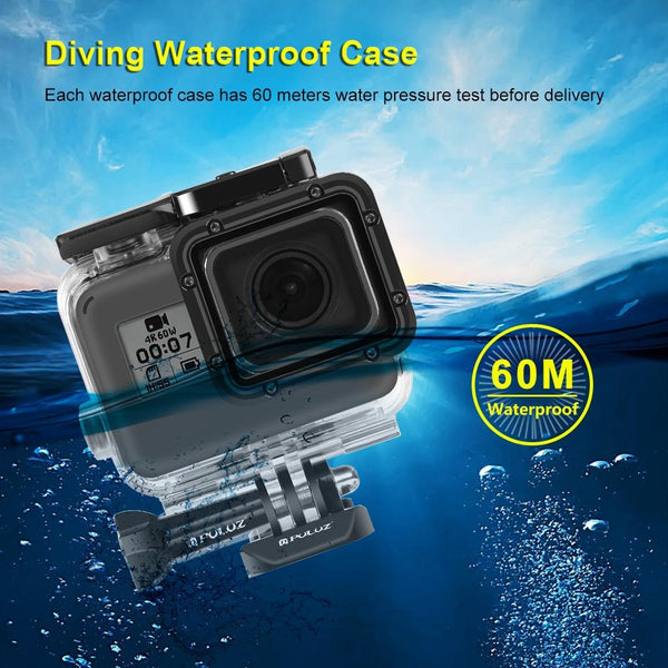 Sixty Metre Waterproof Housing For Gopro Hero 2018 7 6 And 5 Underwater Cases & Housings