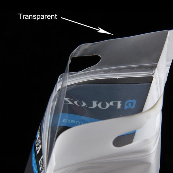 Veile Studios 10 Pack Clear Front White Pearl Jewelry Zip Lock Bags 34.5Cm X 9Cm With Hang Hole Jewellery Holders & Organisers