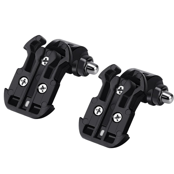 Two Pack Vertical J Hook Mounts For Action Cameras Durable Abs Material Camera Drone Accessories
