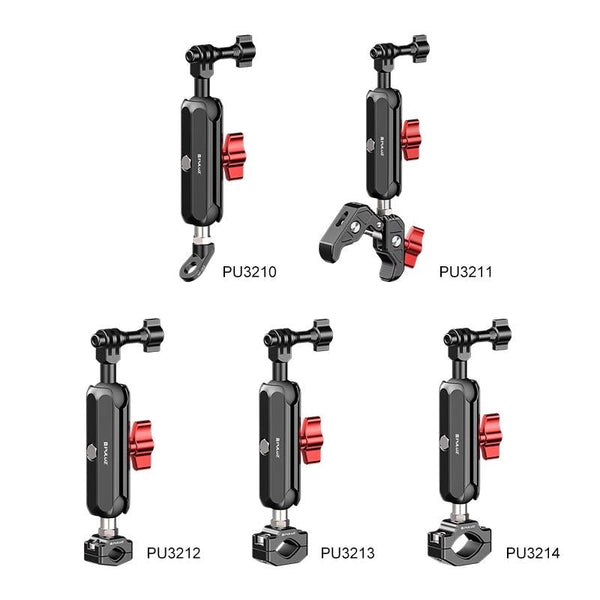 Cnc Metal Motorcycle Rearview Arm Mount For Action Cameras Bike Camera Holders Mounts