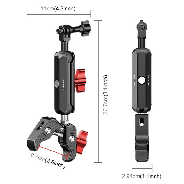 Cnc Metal Motorcycle Handlebar Mount For Cameras And Action Bike Camera Holders Mounts