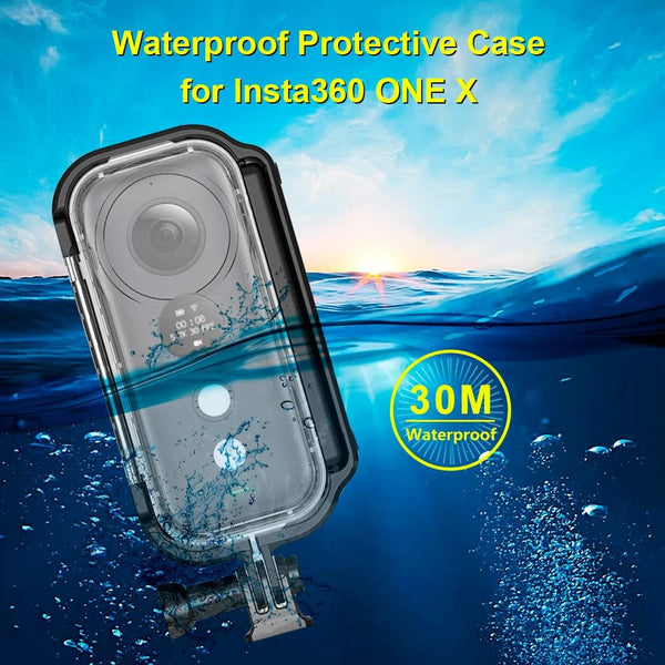 Waterproof Housing For Insta360 One X With 30 Metre Depth Capability Camera Cases Bags & Covers