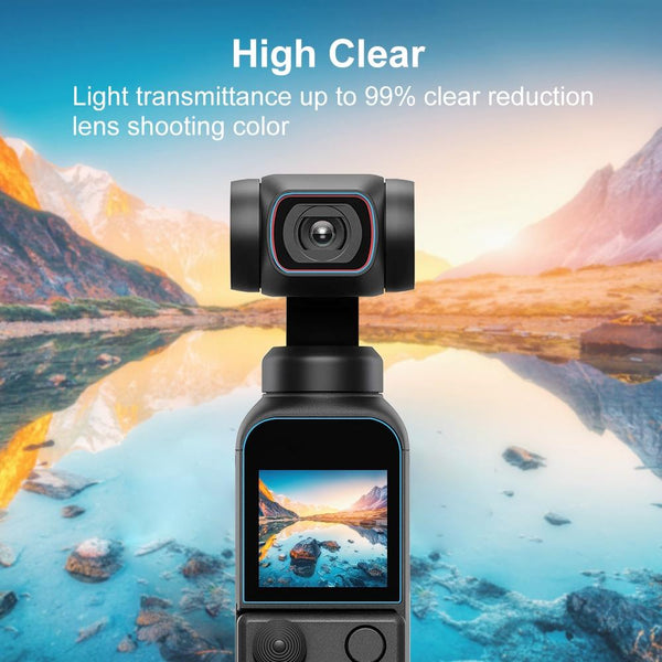 Tempered Glass Lens Protector For Dji Pocket 2 With High Definition Clarity Camera Screen Protectors