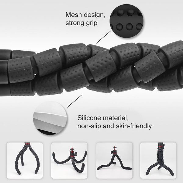 Flexible Mini Octopus Tripod With Remote For Cameras And Cellphones Tripods & Monopods