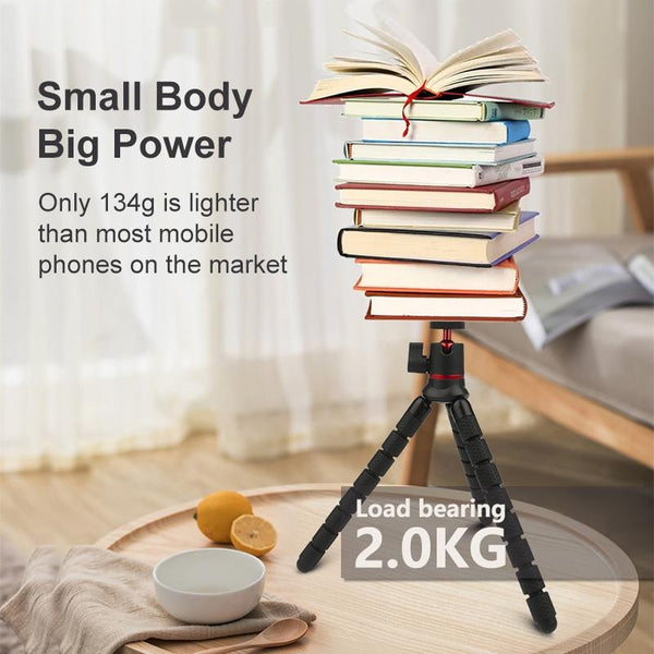 Flexible Mini Octopus Tripod With Remote For Cameras And Cellphones Tripods & Monopods