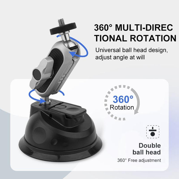 Universal Car Phone Mount With Suction Cup Arm For Secure And Adjustable Positioning Stands Holders & Car Mounts