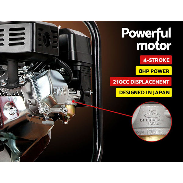 Giantz Petrol Water Pump 2" High Flow Transfer Fire Fighting Irrigation Water Pumps