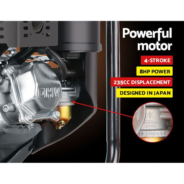 Giantz Petrol Water Pump 2" Transfer High Flow Fire Fighting Irrigation Water Pumps