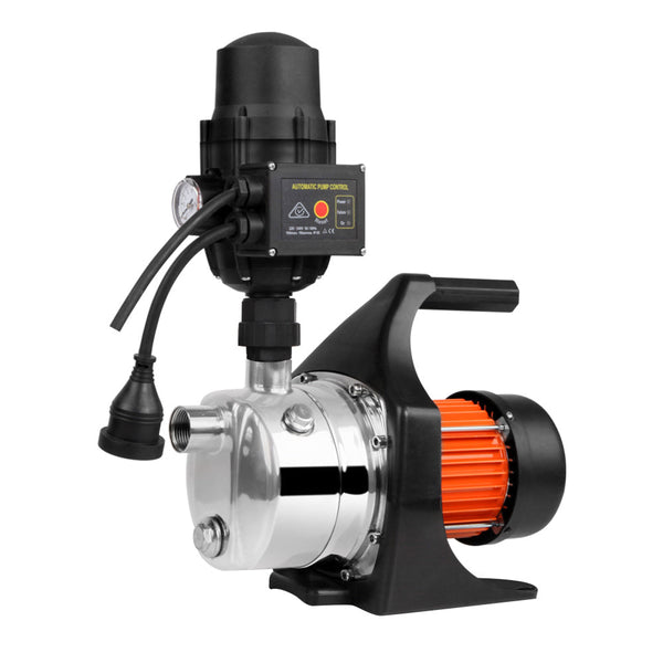 Giantz Garden Water Pump High Pressure 800W Max. Tank Rain Farm Irrigation House Black Water Pumps