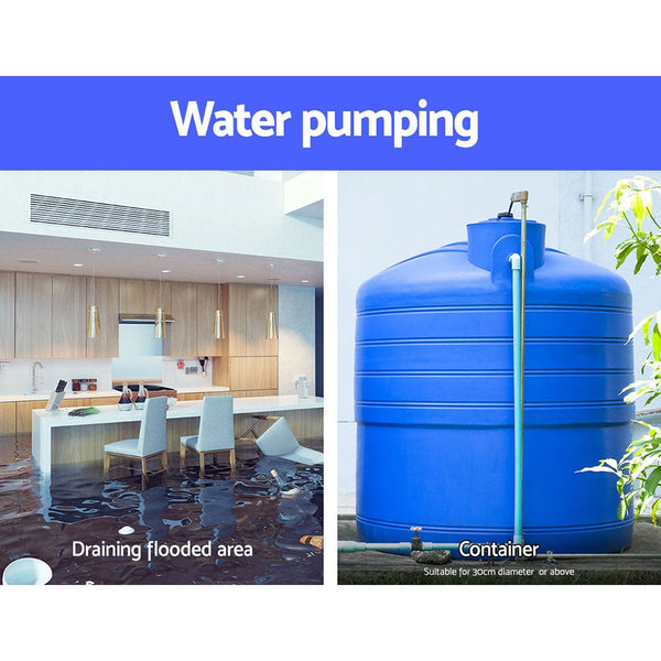 Giantz 1800W Max. Submersible Dirty Water Pump Bore Tank Well Steel Automatic Clean Placeholder