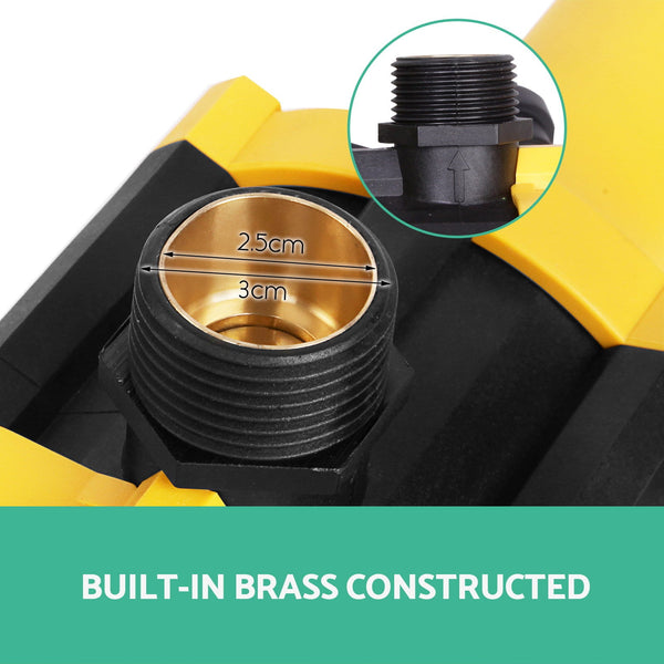 Giantz Water Pressure Pump Controller Auto Switch Electric Electronic Yellow Watering Timers & Controllers