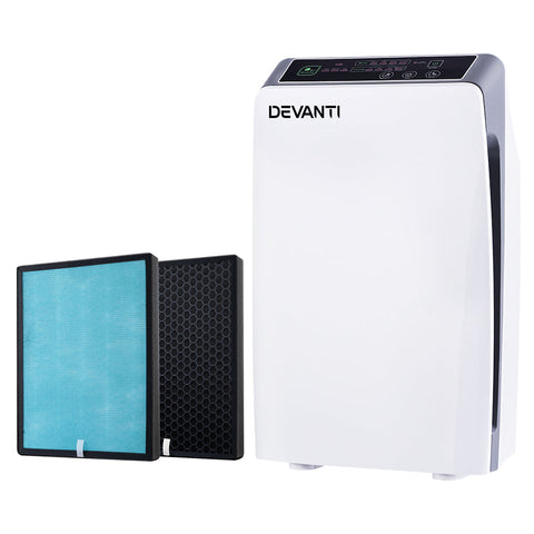 Devanti Air Purifier 4 Stage Hepa W/Replacement Filter Air Purifiers