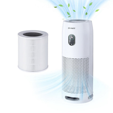 Devanti Air Purifier 4 Stage Hepa W/Replacement Filter Air Purifiers