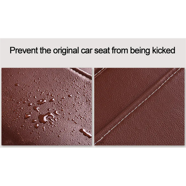 Pu Leather Car Storage Bag Multifunctional Seat Back Tray Hanging Waterproof Organizer Car Organisers