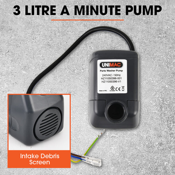 Unimac Parts Washer Replacement Pump With 3.15 L/Min Flow Rate Pressure Washer Parts