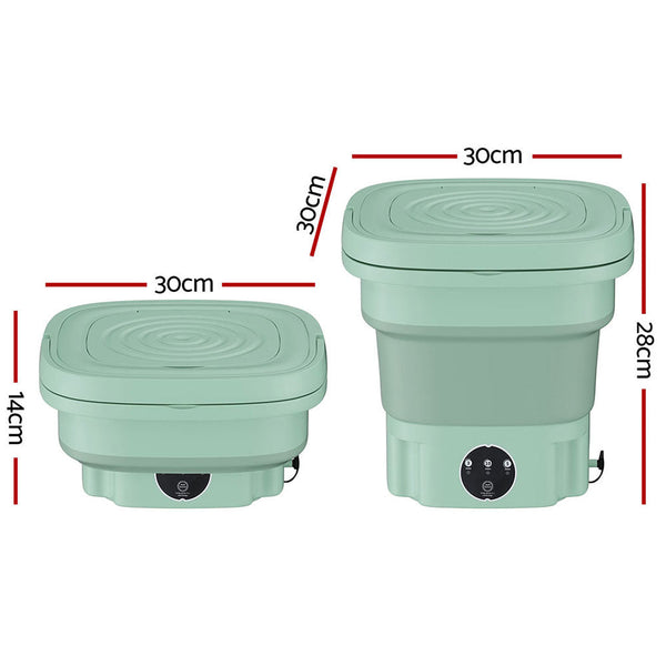 Devanti Washing Machine 8L Green Washing Machines