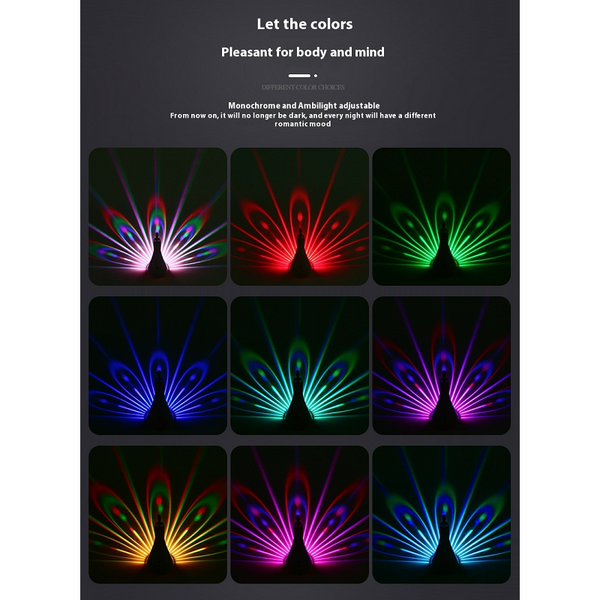 Peas Wall Lamp Colourful Ambient Lighting Modern Creative 3D Body Animal Lustre For Bedroom Lamps