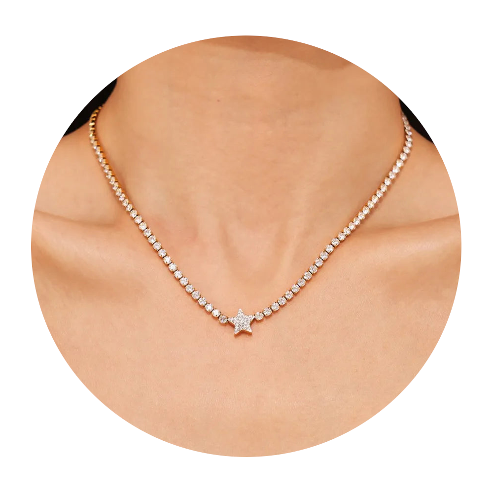 Veile Studios Pendant Inlaid With Zircon Necklace Women's High End Accessory Necklaces & Pendants