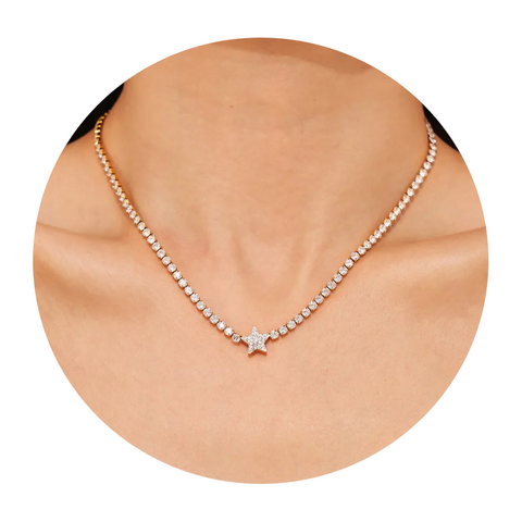 Veile Studios Pendant Inlaid With Zircon Necklace Women's High End Accessory Necklaces & Pendants