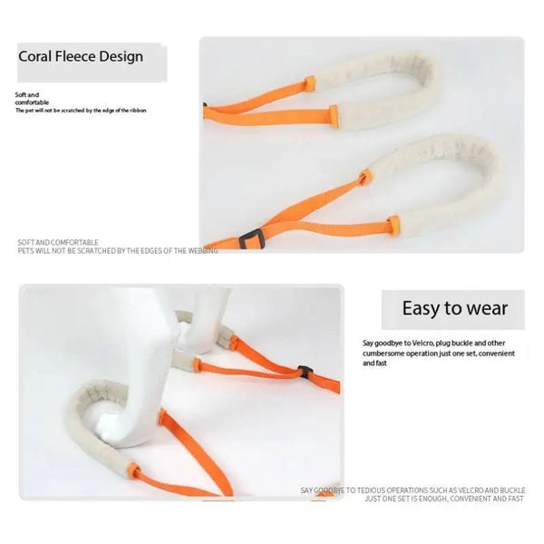 Pet Rear Leg Support Aid Sling Dog Lift Harness For Elderly Dogs With Joint Injury Harnesses