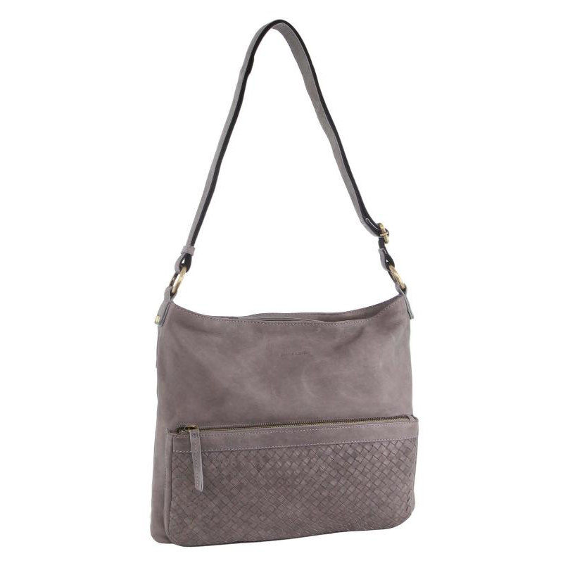 Pierre Cardin Woven Leather Ladies Cross Body Bag Handbag Sky Blue Women's Bags & Handbags