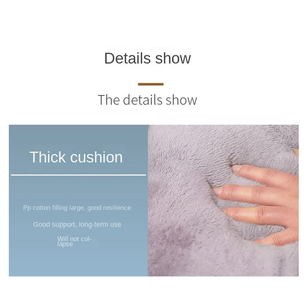 Elosung Pink Half Enclosed Cat Bed Soft Short Velvet Fabric With Sponge + Pp Cotton Filling Size (28X28x30cm) Pet Beds