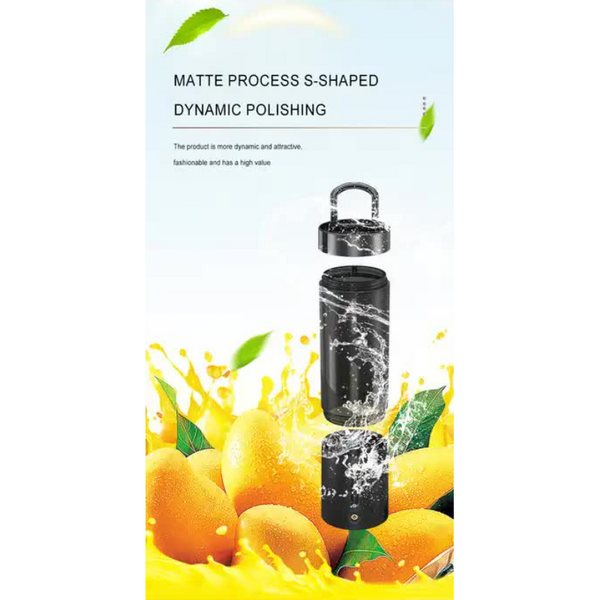 Elosung Pink Portable Juicer Magnetic Charging Fresh Blender Multifunctional Ice Crushing Fruit Mixer Handheld Blenders